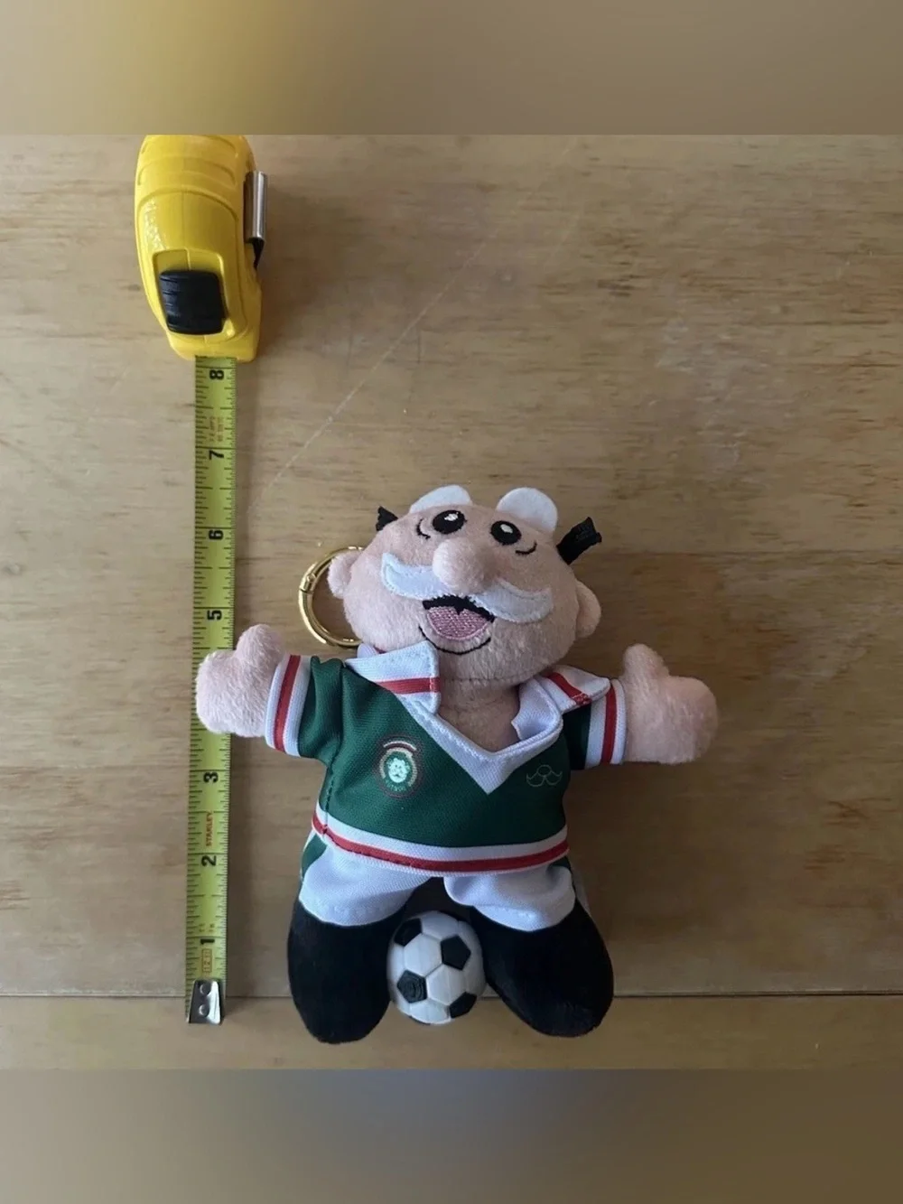Simipop Dr. Simi Soccer Player Mini Plush Keychain Mexico 2026 OPENED but NEW